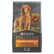 Purina Pro Plan Complete Essentials Adult Shredded Blend Chicken &amp; Rice Dog Food - 6 lb bag