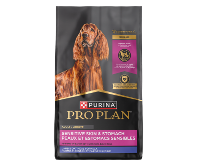 Purina Pro Plan Sensitive Skin & Sensitive Stomach Lamb & Oat Meal Formula 